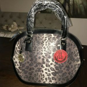 Animal print handbag